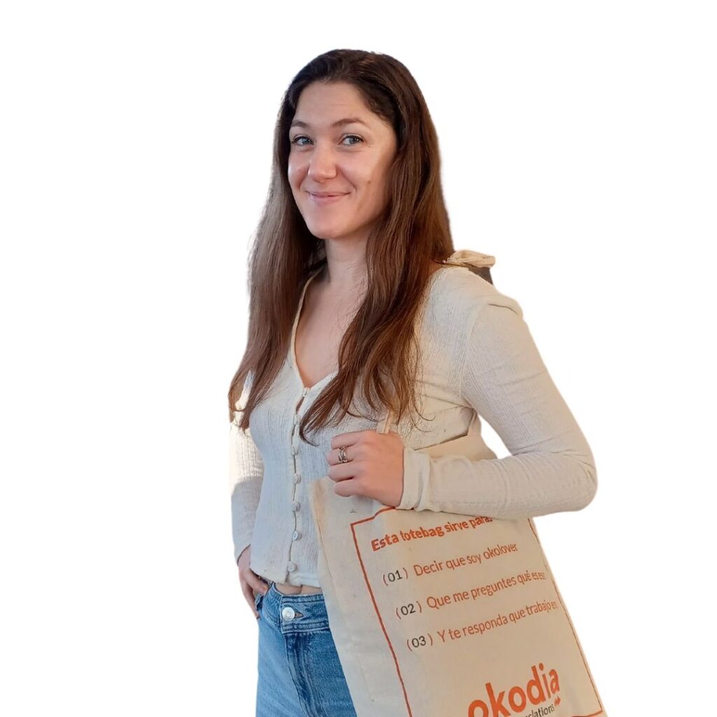 Cristina, gestora de proyectos médicos Okodia
