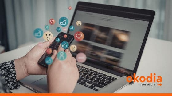 contenido multilingüe en redes sociales